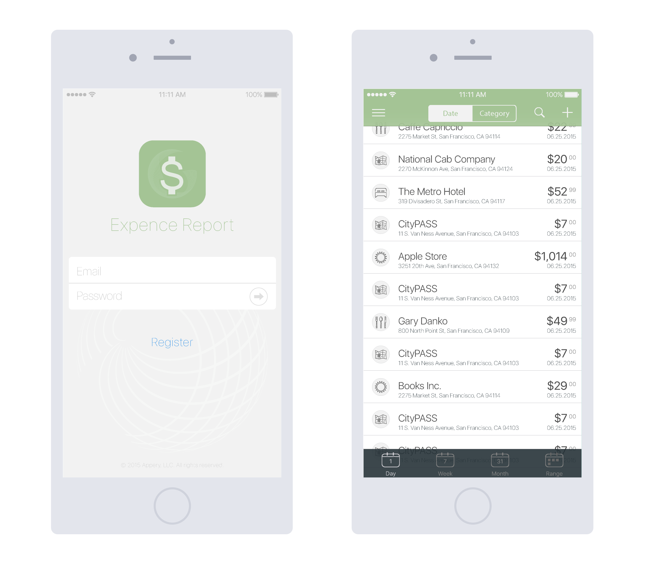 Expense Report App